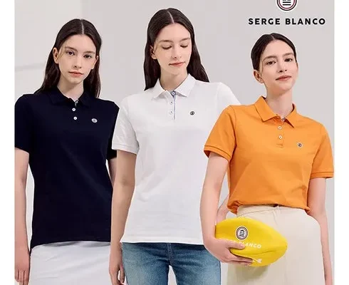 [추천] SERGE BLANCO 24SS 여성 폴로 반팔티셔츠 3종 [베스트]