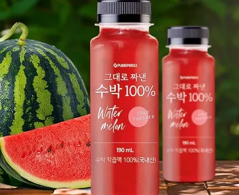 [최고의 선택] 100 수박주스 190ml  18팩 [Good]