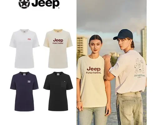 [후회없는 선택] JEEP 남성 24 SUMMER COOL SORONA 반팔 티셔츠 4종 [베스트]