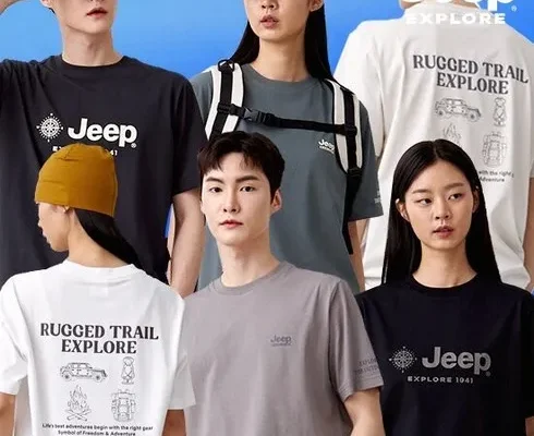 [최고의 선택] JEEP 남성 24 SUMMER COOL SORONA 반팔 티셔츠 4종 [Good]