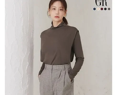 [최고의 선택] 24FW 모달 블렌디드 레이어드 티블라우스 5종 [Good]